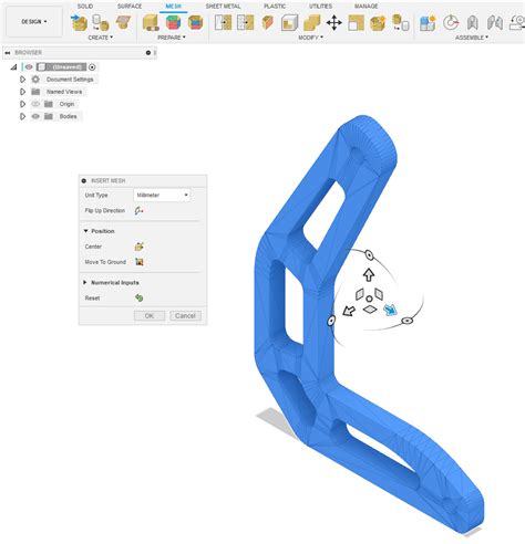 Let's convert and STL into an Editable Solid Model in .